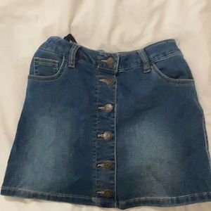 cat and Jack denim skirt